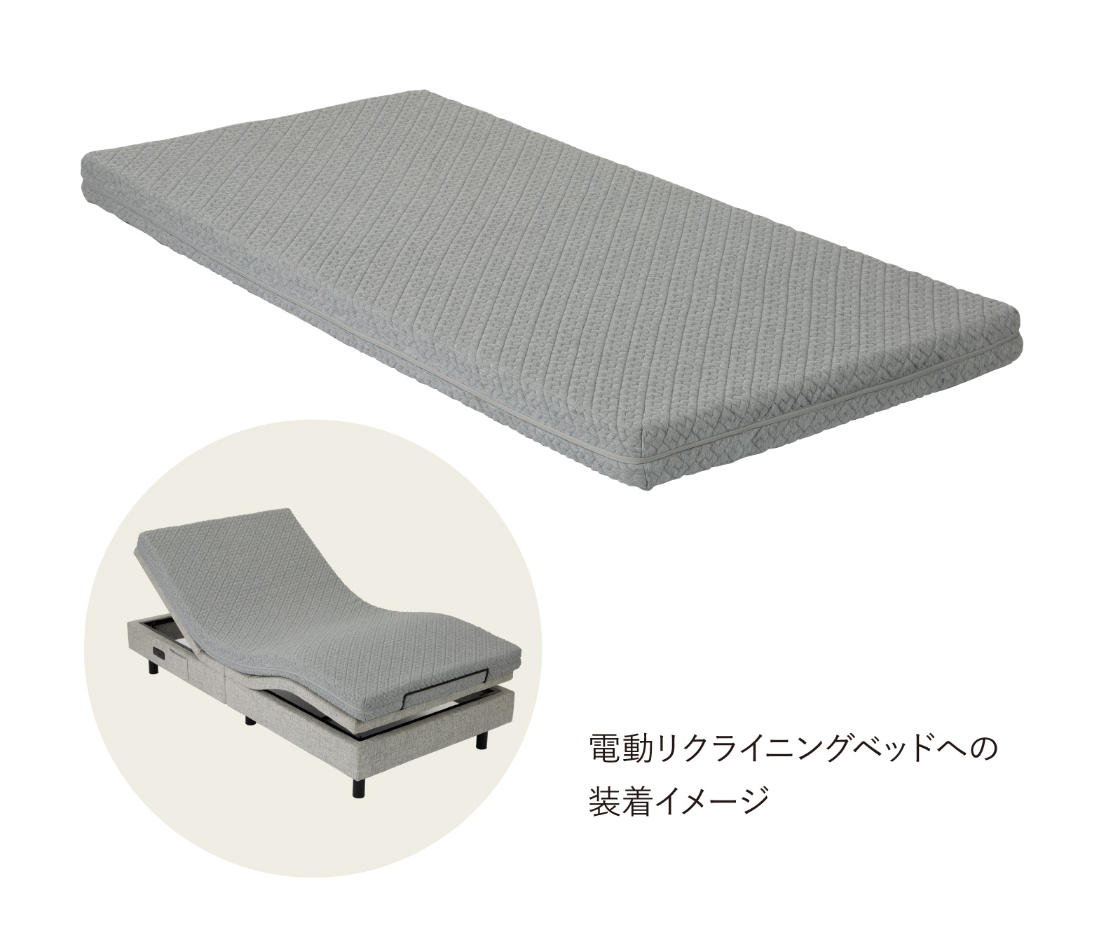 部位ごとに硬さを変えた7ゾーン設計の高機能マットレス 「セブンゾーン